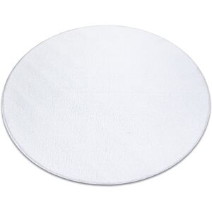 17 Stories Pacificia Solid Colour Machine Woven Area Rug White Round, 200cm in diameter 17 Stories Pacificia Solid Colour Machine Woven Area Rug White Round, 200cm in diameter