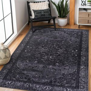 Langley Street Non Slip Area Rugs Washable Carpet Pad Low Pile Throw Rug Modern Entryway Mat For Bedroom 1318 Black Rectangle 80 x 150 cm Langley Street Non Slip Area Rugs Washable Carpet Pad Low Pile Throw Rug Modern Entryway Mat For Bedroom 1318 Black Rectangle 80 x 150 cm