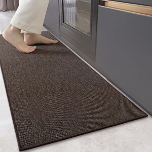 East Urban Home Kitchen Rugs Non Slip Washable Brown Runner 65cm W x 240cm L East Urban Home Kitchen Rugs Non Slip Washable Brown Runner 65cm W x 240cm L