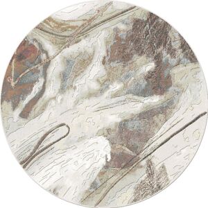 Ivy Bronx Amandla Rust Rug Pink Round 200cm Ivy Bronx Amandla Rust Rug Pink Round 200cm