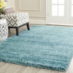 Brayden Studio Fintan Shaggy Duck Egg Rug Blue;Duck Egg Rectangle 200 x 290cm Brayden Studio Fintan Shaggy Duck Egg Rug Blue;Duck Egg Rectangle 200 x 290cm