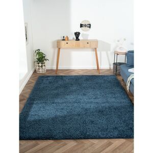 17 Stories Shaggy Lush Dark Blue Rug Blue Rectangle 200 x 290cm 17 Stories Shaggy Lush Dark Blue Rug Blue Rectangle 200 x 290cm