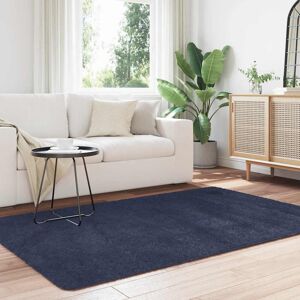 Canora Grey Shaggy Rug High Pile NAVARRA Navy Polyester Navy Rectangle 130 x 200cm Canora Grey Shaggy Rug High Pile NAVARRA Navy Polyester Navy Rectangle 130 x 200cm