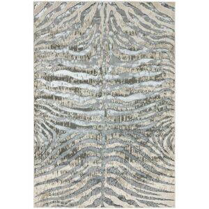 World Menagerie Arely Shiny Zebra Silver/Grey Area Rug Silver;Grey Rectangle 160 x 230cm World Menagerie Arely Shiny Zebra Silver/Grey Area Rug Silver;Grey Rectangle 160 x 230cm