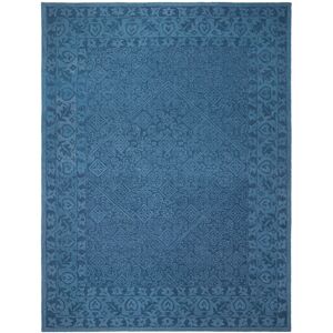 Rosalind Wheeler Dominike Oriental Tufted Hand Tufted Navy Area Rug Navy Rectangle 244 x 305cm Rosalind Wheeler Dominike Oriental Tufted Hand Tufted Navy Area Rug Navy Rectangle 244 x 305cm