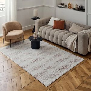 THE RUGS Carmel Modern Abstract Cream/Orange Area Rug Cream/Orange Rectangle 120cm x 170cm THE RUGS Carmel Modern Abstract Cream/Orange Area Rug Cream/Orange Rectangle 120cm x 170cm