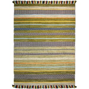 Latitude Vive Chiodo Handwoven Wool Green Rug Green Rectangle 120 x 170cm Latitude Vive Chiodo Handwoven Wool Green Rug Green Rectangle 120 x 170cm
