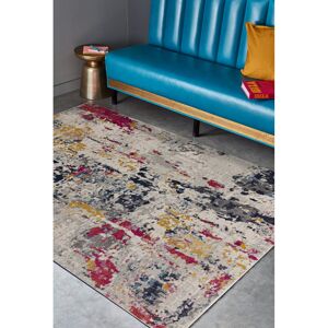 Borough Wharf Glosco Abstract Area Rug Grey Rectangle 120 x 170cm Borough Wharf Glosco Abstract Area Rug Grey Rectangle 120 x 170cm