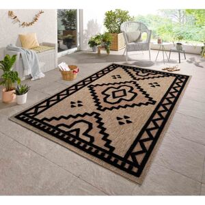 Natur Pur Deborah Geometric Shapes Machine Braided Area Rug Black Rectangle 120 x 170cm Natur Pur Deborah Geometric Shapes Machine Braided Area Rug Black Rectangle 120 x 170cm
