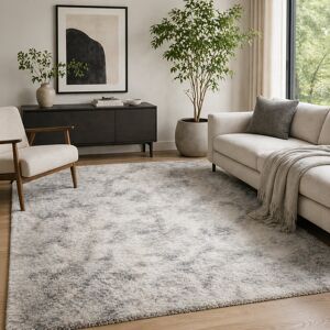 Aspire Homeware Tie Dye Light Grey Shaggy Area Rug Soft Modern Indoor Carpet TYE DYE LIGHT GREY Rectangle 160cm Width X 230cm Length Aspire Homeware Tie Dye Light Grey Shaggy Area Rug Soft Modern Indoor Carpet TYE DYE LIGHT GREY Rectangle 160cm Width X 230cm Length