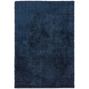 Ebern Designs Natonia Shiny Shaggy Blue Area Rug Blue Rectangle 80 x 150cm Ebern Designs Natonia Shiny Shaggy Blue Area Rug Blue Rectangle 80 x 150cm