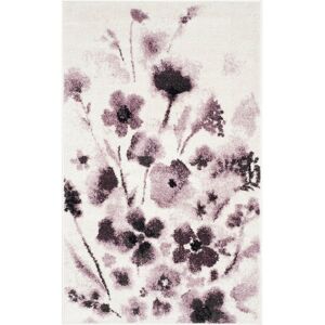 Rosalind Wheeler Mumbai Floral Ivory Area Rug Ivory Rectangle 91 x 152 cm Rosalind Wheeler Mumbai Floral Ivory Area Rug Ivory Rectangle 91 x 152 cm