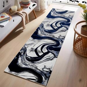 East Urban Home Modern Abstract Rug For Bedroom Area Rugs For Living Room Large Stain Resistant Carpet For Dining Room Hallway Runner Kitchen Carpet Floor Mat Blue Runner 60 x 300 cm East Urban Home Modern Abstract Rug For Bedroom Area Rugs For Living Room Large Stain Resistant Carpet For Dining Room Hallway Runner Kitchen Carpet Floor Mat Blue Runner 60 x 300 cm