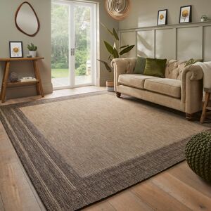 Ebern Designs SUMAC (Indoor/Outdoor) Area Rug Beige Brown Rectangle 170X120cm Ebern Designs SUMAC (Indoor/Outdoor) Area Rug Beige Brown Rectangle 170X120cm