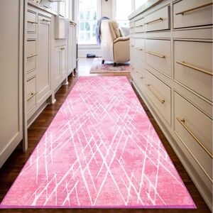 Borough Wharf Luxury Machine Woven Pink Rug Pink Rectangle 160 x 230cm Borough Wharf Luxury Machine Woven Pink Rug Pink Rectangle 160 x 230cm