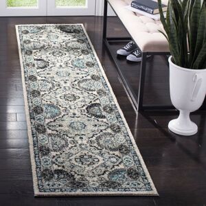 Bloomsbury Market Rehoboth Mosaic Light Grey Rug Light Grey/Blue Runner 61 x 244 cm Bloomsbury Market Rehoboth Mosaic Light Grey Rug Light Grey/Blue Runner 61 x 244 cm