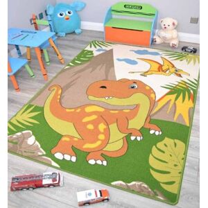Zoomie Kids Kabbi Green/Orange/Yellow Rug Green/Orange/Yellow Rectangle 133 x 190cm Zoomie Kids Kabbi Green/Orange/Yellow Rug Green/Orange/Yellow Rectangle 133 x 190cm
