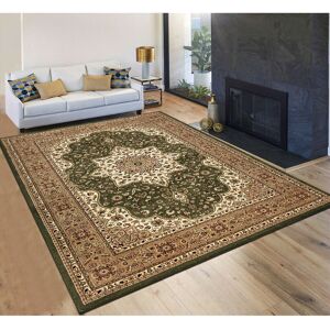 Latitude Vive Traditional Area Rug Armard Green/Beige Rug Rectangle 120 x 170cm Latitude Vive Traditional Area Rug Armard Green/Beige Rug Rectangle 120 x 170cm