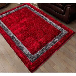 Ebern Designs Papillion Geometric Red Area Rug Red Rectangle 80 x 150cm Ebern Designs Papillion Geometric Red Area Rug Red Rectangle 80 x 150cm