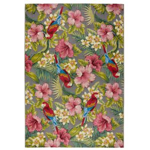 Beachcrest Home Caggiano Flatweave Green/Red/Pink Rug Green;Green/Red Rectangle 160 x 235cm Beachcrest Home Caggiano Flatweave Green/Red/Pink Rug Green;Green/Red Rectangle 160 x 235cm