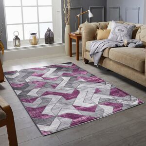 17 Stories Cassiel Dhurrie Voilet Rug Purple Rectangle 200 x 290cm 17 Stories Cassiel Dhurrie Voilet Rug Purple Rectangle 200 x 290cm
