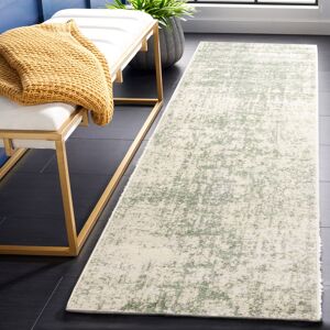 Borough Wharf Adirondack Abstract Area Rug In Sage / Ivory Ivory;Sage Runner 76 x 244cm Borough Wharf Adirondack Abstract Area Rug In Sage / Ivory Ivory;Sage Runner 76 x 244cm