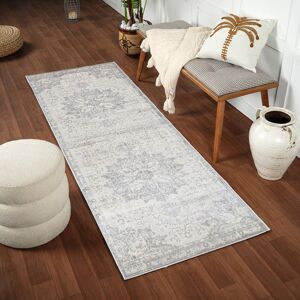 Lark Manor Caelan Grey/Ivory Area Rug Ivory;Grey Runner 80 x 220cm Lark Manor Caelan Grey/Ivory Area Rug Ivory;Grey Runner 80 x 220cm