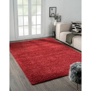 17 Stories Lush Solid Colour Machine Woven Weinrot Area Rug Wine Red Rectangular 200 x 290cm 17 Stories Lush Solid Colour Machine Woven Weinrot Area Rug Wine Red Rectangular 200 x 290cm