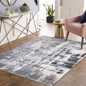 Borough Wharf Hagberg Abstract Area Rug Grey Rectangle 160 x 230cm Borough Wharf Hagberg Abstract Area Rug Grey Rectangle 160 x 230cm