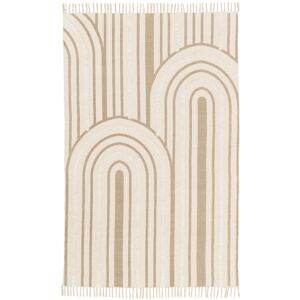 Brayden Studio Antowan Cotton Brown/Beige Rug Brown;Beige Rectangle 200 x 290cm Brayden Studio Antowan Cotton Brown/Beige Rug Brown;Beige Rectangle 200 x 290cm