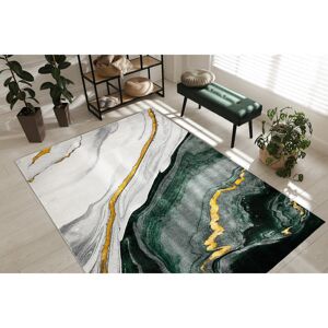 Fairmont Park Exclusive glamor, Stivoll, marble bottle green / gold rug Rectangle 140 x 190cm Fairmont Park Exclusive glamor, Stivoll, marble bottle green / gold rug Rectangle 140 x 190cm