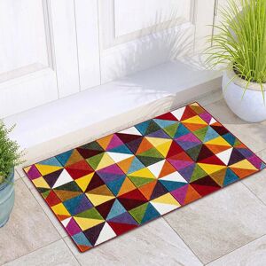 Hykkon Triangle Geometric Polypropylene Rug & Runner – Heavy Duty, High Traffic Area Carpet Triangle Rectangle 200 x 290cm Hykkon Triangle Geometric Polypropylene Rug & Runner – Heavy Duty, High Traffic Area Carpet Triangle Rectangle 200 x 290cm