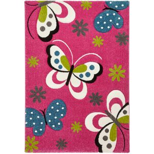 Harriet Bee Leffel area rug Machine Woven Rectangle Pink Blue;White;Pink Rectangle 80 x 150cm Harriet Bee Leffel area rug Machine Woven Rectangle Pink Blue;White;Pink Rectangle 80 x 150cm