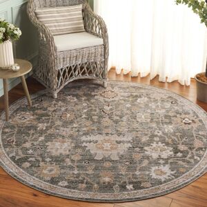 Bloomsbury Market Aisleyne 512 Area Rug In Green / Beige Green / Beige Round 183 X 183cm Bloomsbury Market Aisleyne 512 Area Rug In Green / Beige Green / Beige Round 183 X 183cm