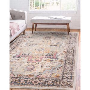 Latitude Vive Massey Kira Cream/Brown/Blue Rug Cream Rectangle 200 x 290 cm Latitude Vive Massey Kira Cream/Brown/Blue Rug Cream Rectangle 200 x 290 cm