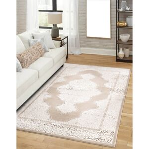 Latitude Vive Bensinger Beige Area Rug Beige Rectangle 160 x 220cm Latitude Vive Bensinger Beige Area Rug Beige Rectangle 160 x 220cm