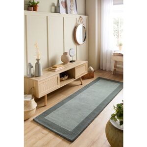 17 Stories Plain Hand Loom Woven Green Area Rug Green Runner 67 x 200cm 17 Stories Plain Hand Loom Woven Green Area Rug Green Runner 67 x 200cm