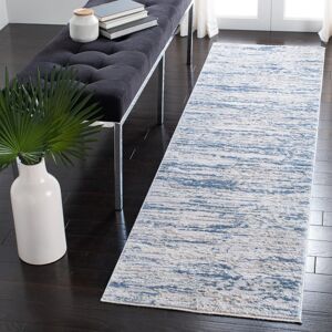 Rio Twinsburg Hooked Beige/Blue Rug Blue;Ivory Runner 66 x 244cm Rio Twinsburg Hooked Beige/Blue Rug Blue;Ivory Runner 66 x 244cm