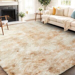 SUPREME BEDDING LTD Solid Colour Machine Tufted Shag Area Rug Tye Dye Cream Runner 80 x 300 cm SUPREME BEDDING LTD Solid Colour Machine Tufted Shag Area Rug Tye Dye Cream Runner 80 x 300 cm