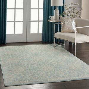 Nourison Boggess Ivory/Seafoam Green Rug Ivory/Seafoam Green Rectangle 160 x 221cm Nourison Boggess Ivory/Seafoam Green Rug Ivory/Seafoam Green Rectangle 160 x 221cm