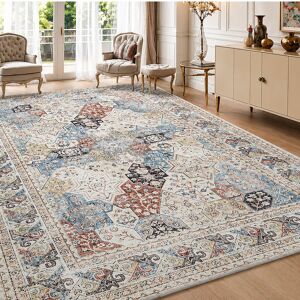Kensington Traditional Medallion Cashmere-Feel Area Rug & Runner, Non-Slip Washable Living Room Carpet COASTAL Rectangle 160 x 230 cm Kensington Traditional Medallion Cashmere-Feel Area Rug & Runner, Non-Slip Washable Living Room Carpet COASTAL Rectangle 160 x 230 cm