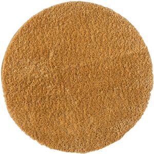 17 Stories Shaggy Lush Golden Yellow Rug Round 120cm 17 Stories Shaggy Lush Golden Yellow Rug Round 120cm