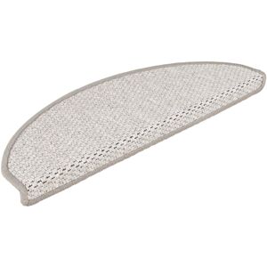 Hykkon Shellson Self-Adhesive Non-Slip Stair Tread Platina Semi-Circle 21cm x 65cm Hykkon Shellson Self-Adhesive Non-Slip Stair Tread Platina Semi-Circle 21cm x 65cm