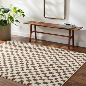 Langley Street Theia Chevron Machine Woven Cream,Brown,Terra Area Rug Brown;Cream Rectangle 140 x 200 cm Langley Street Theia Chevron Machine Woven Cream,Brown,Terra Area Rug Brown;Cream Rectangle 140 x 200 cm