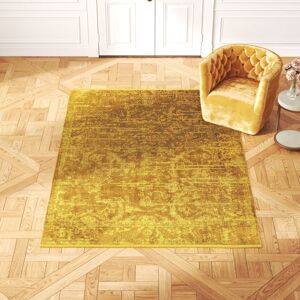 Etta Avenue Alessandra Flatweave Gold Rug Gold Rectangle 200 x 290cm Etta Avenue Alessandra Flatweave Gold Rug Gold Rectangle 200 x 290cm