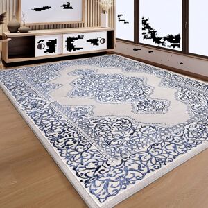 Latitude Vive Braeson Abstract Area Rug Navy Rectangle 120 x 170cm Latitude Vive Braeson Abstract Area Rug Navy Rectangle 120 x 170cm
