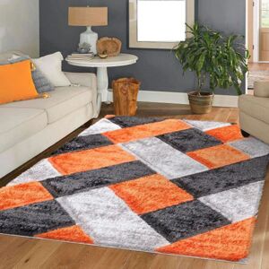 Metro Aubreana Orange Indoor/Outdoor Rug Orange Rectangle 80 x 150cm Metro Aubreana Orange Indoor/Outdoor Rug Orange Rectangle 80 x 150cm