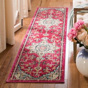 World Menagerie Mifley Fuchsia Pink Rug Pink Runner 66 x 183cm World Menagerie Mifley Fuchsia Pink Rug Pink Runner 66 x 183cm