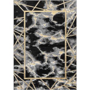Metro Keins Black Modern Abstract Geometric Area Rug – Soft Washable Polypropylene Carpet for Living Room, Bedroom & Hallway – Stain Resistant & Durable Hom Black Rectangle 160 x 230cm Metro Keins Black Modern Abstract Geometric Area Rug – Soft Washable Polypropylene Carpet for Living Room, Bedroom & Hallway – Stain Resistant & Durable Hom Black Rectangle 160 x 230cm