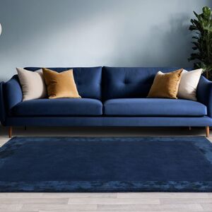Ebern Designs Mulloy Plain Hand-Woven Hand Tufted Blue Area Rug Blue Rectangle 160 x 230cm Ebern Designs Mulloy Plain Hand-Woven Hand Tufted Blue Area Rug Blue Rectangle 160 x 230cm
